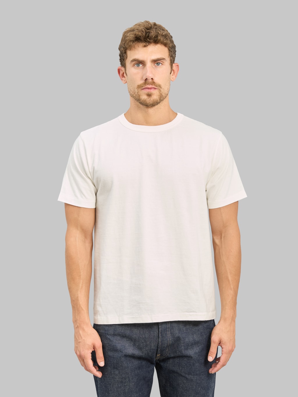Studio D'Artisan 8204 Ishikawadai Tubular T-Shirt White | Made in