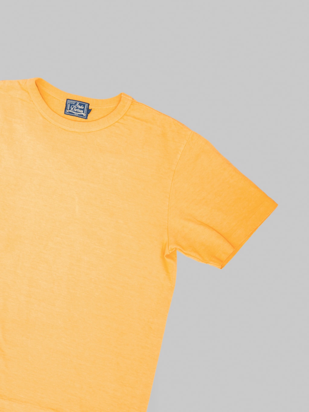 Studio D'Artisan 8204 "Ishikawadai" Tubular Jersey T-Shirt Yellow