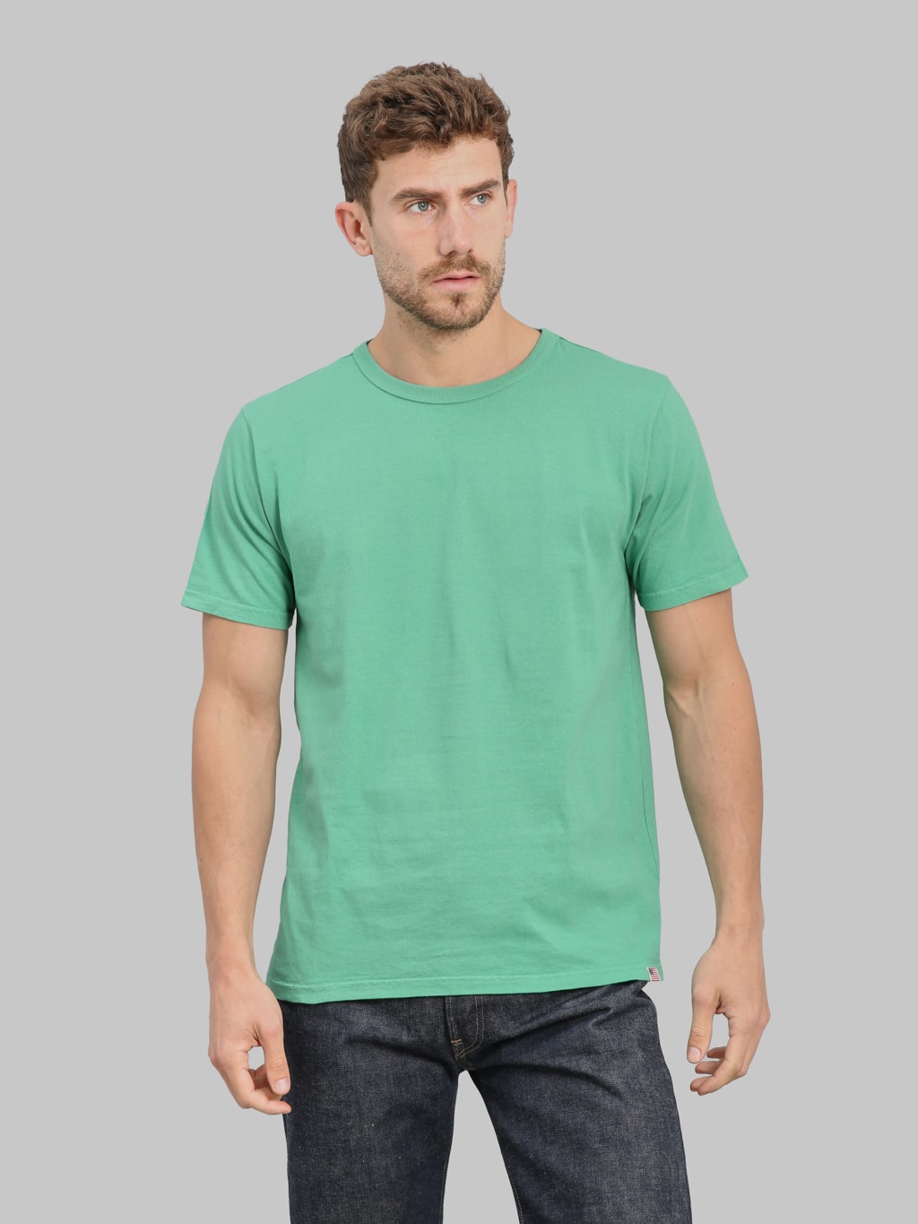 Studio D'Artisan 9912 USA Cotton T-Shirt Green