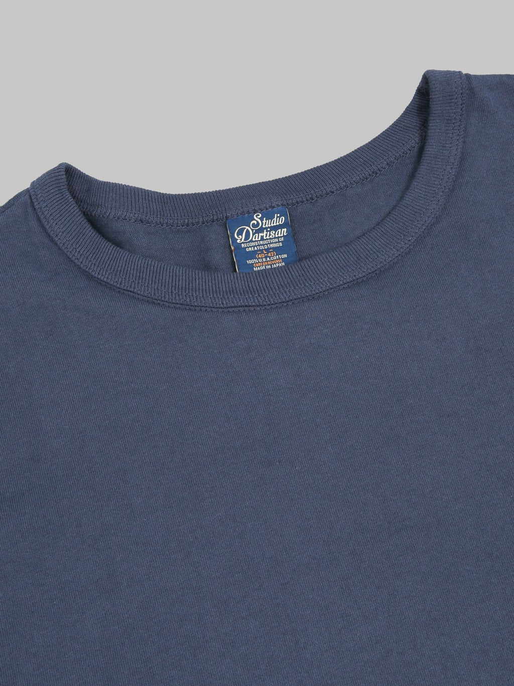 Studio DArtisan 9912 USA Cotton TShirt Navy brand tag