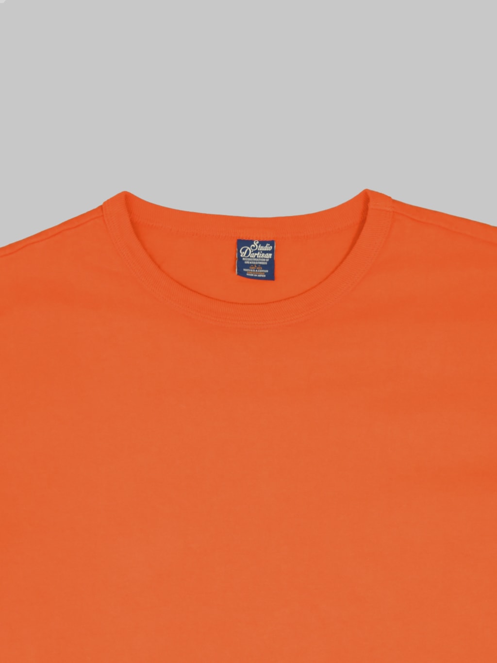 Studio DArtisan 9912 USA Cotton TShirt Orange interior label