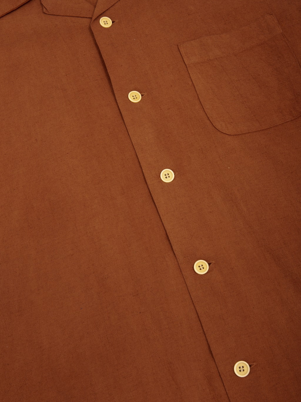 Studio D'Artisan 5739 "Amami Dorozome" Aloha Shirt Brown