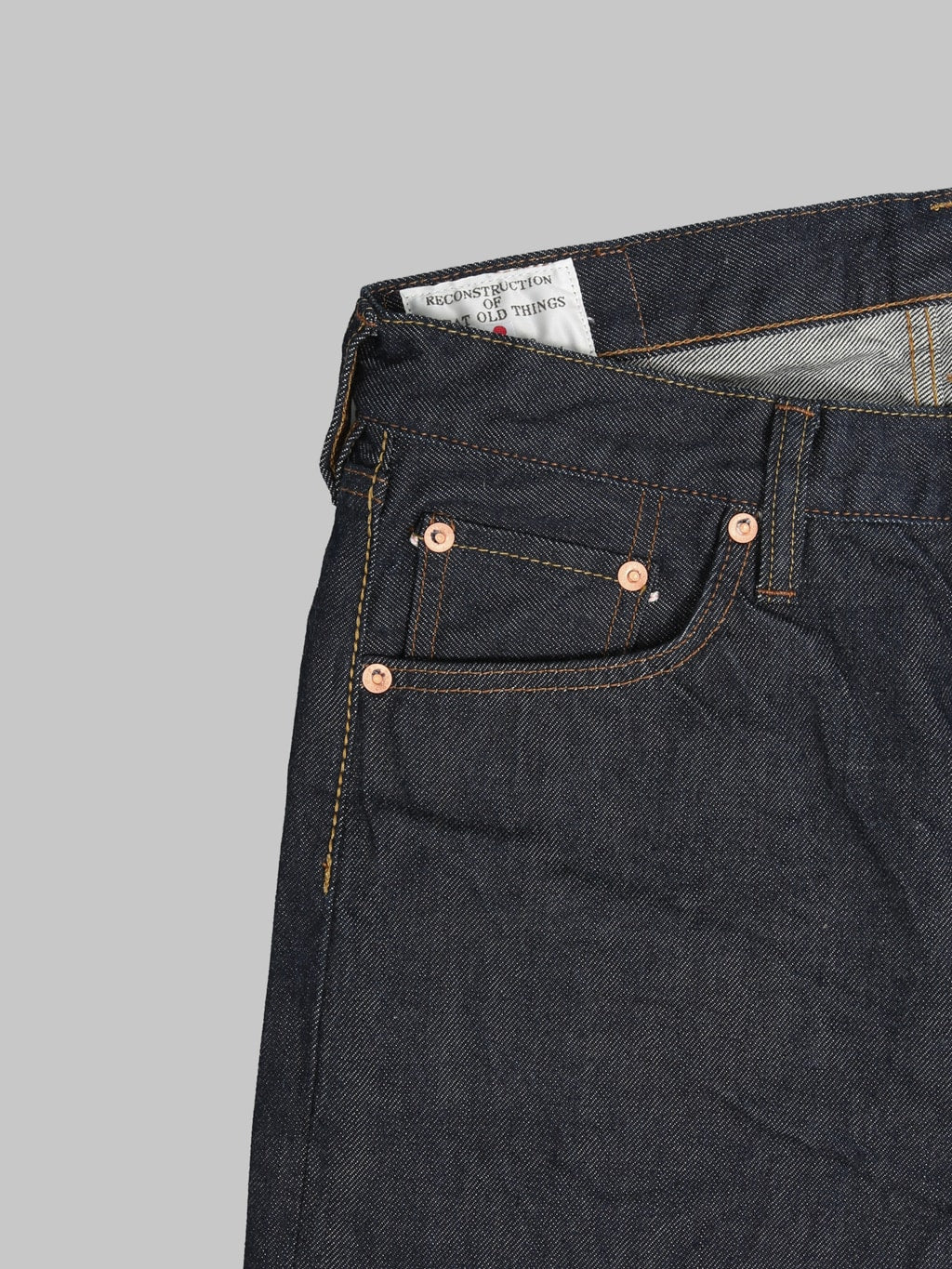 Studio D'Artisan D1922 15oz Suvin Gold Loose Straight Jeans - Redcast Heritage Co.