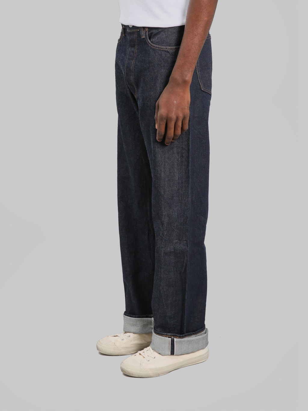 Studio D'Artisan D1922 15oz Suvin Gold Loose Straight Jeans - Redcast Heritage Co.