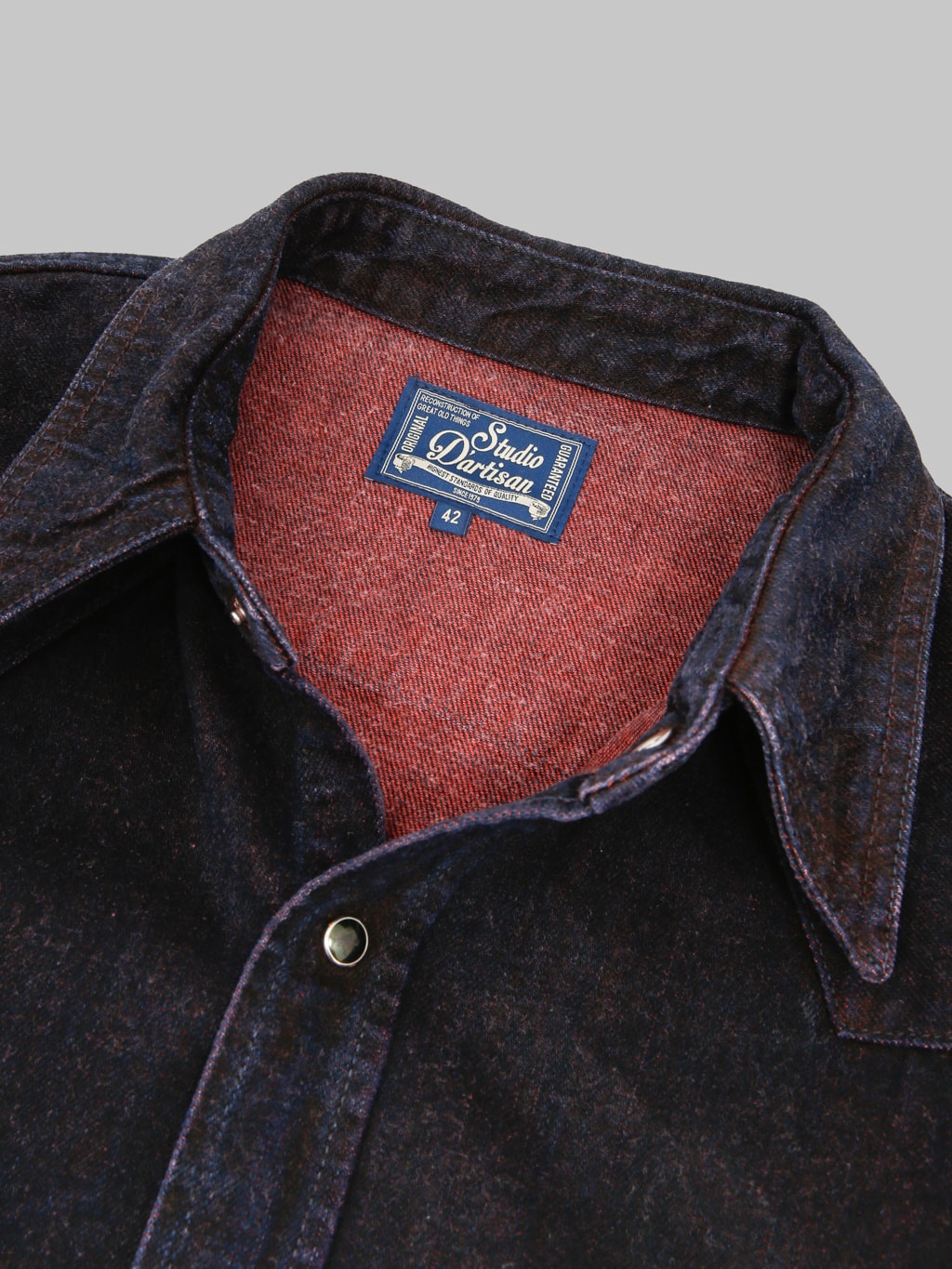 Studio D'Artisan D5727 "Bengara" Western Denim Shirt