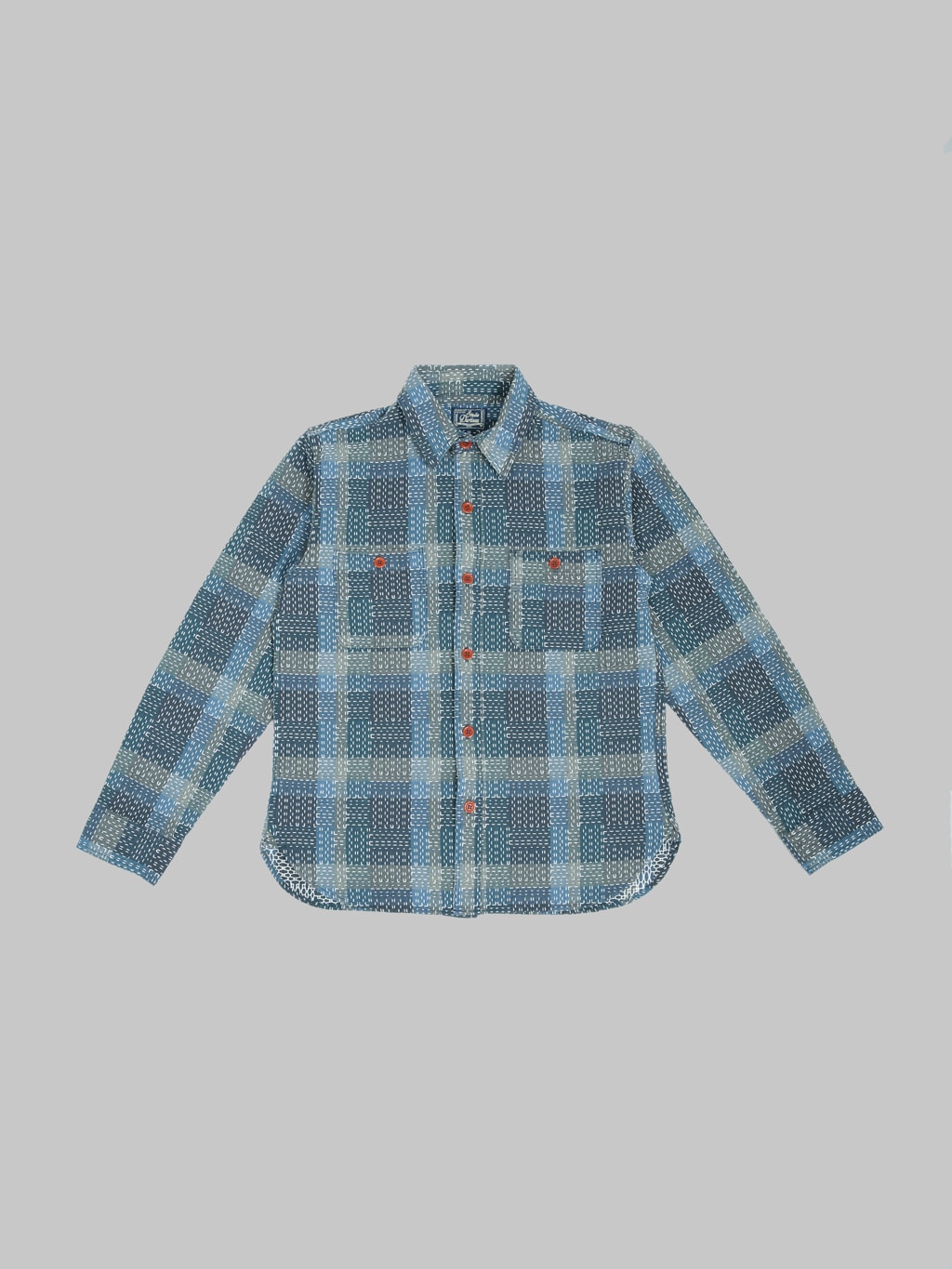 Studio D'Artisan Noragi Sashiko Shirt - Redcast Heritage Co.