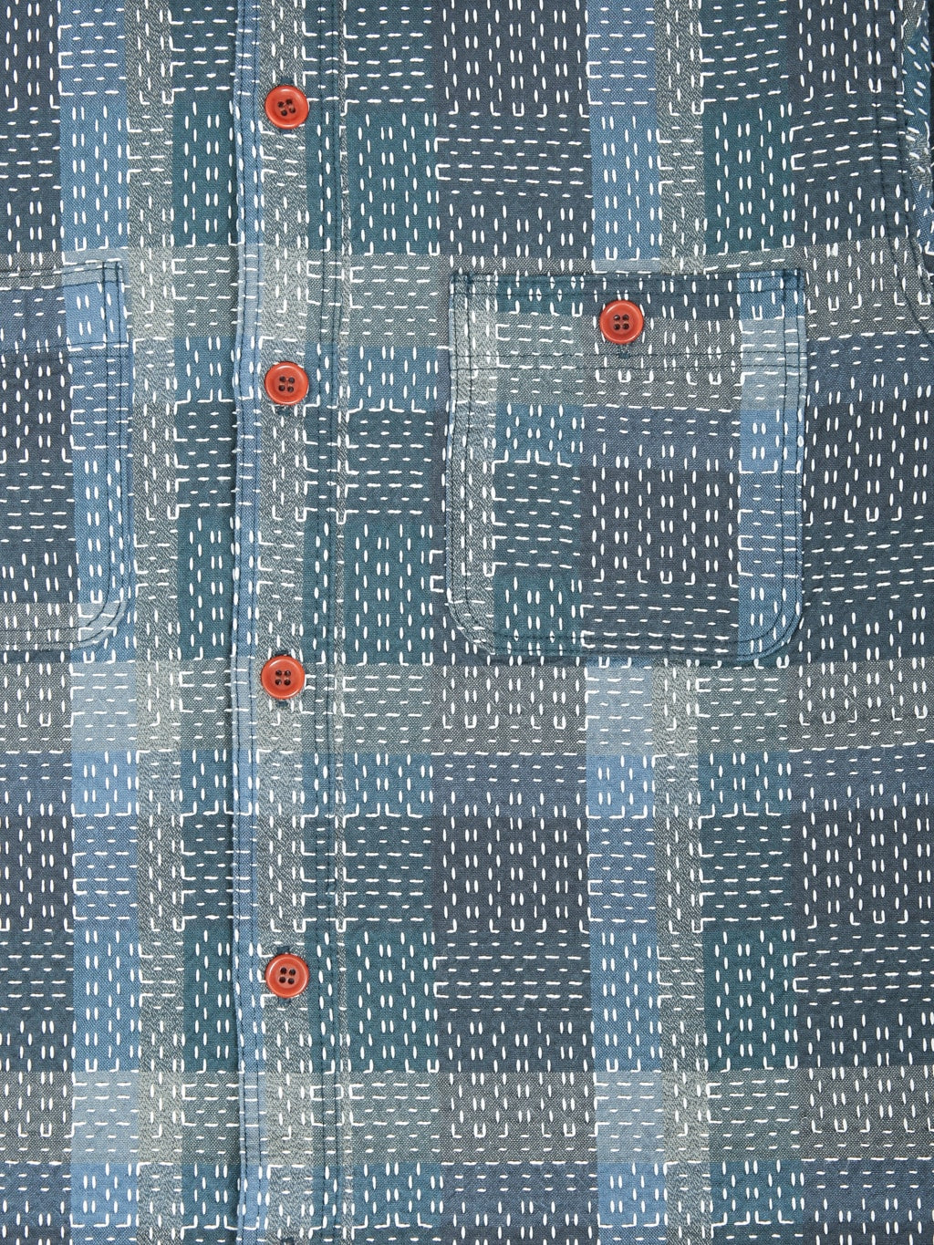 Studio D'Artisan Noragi Sashiko Shirt - Redcast Heritage Co.