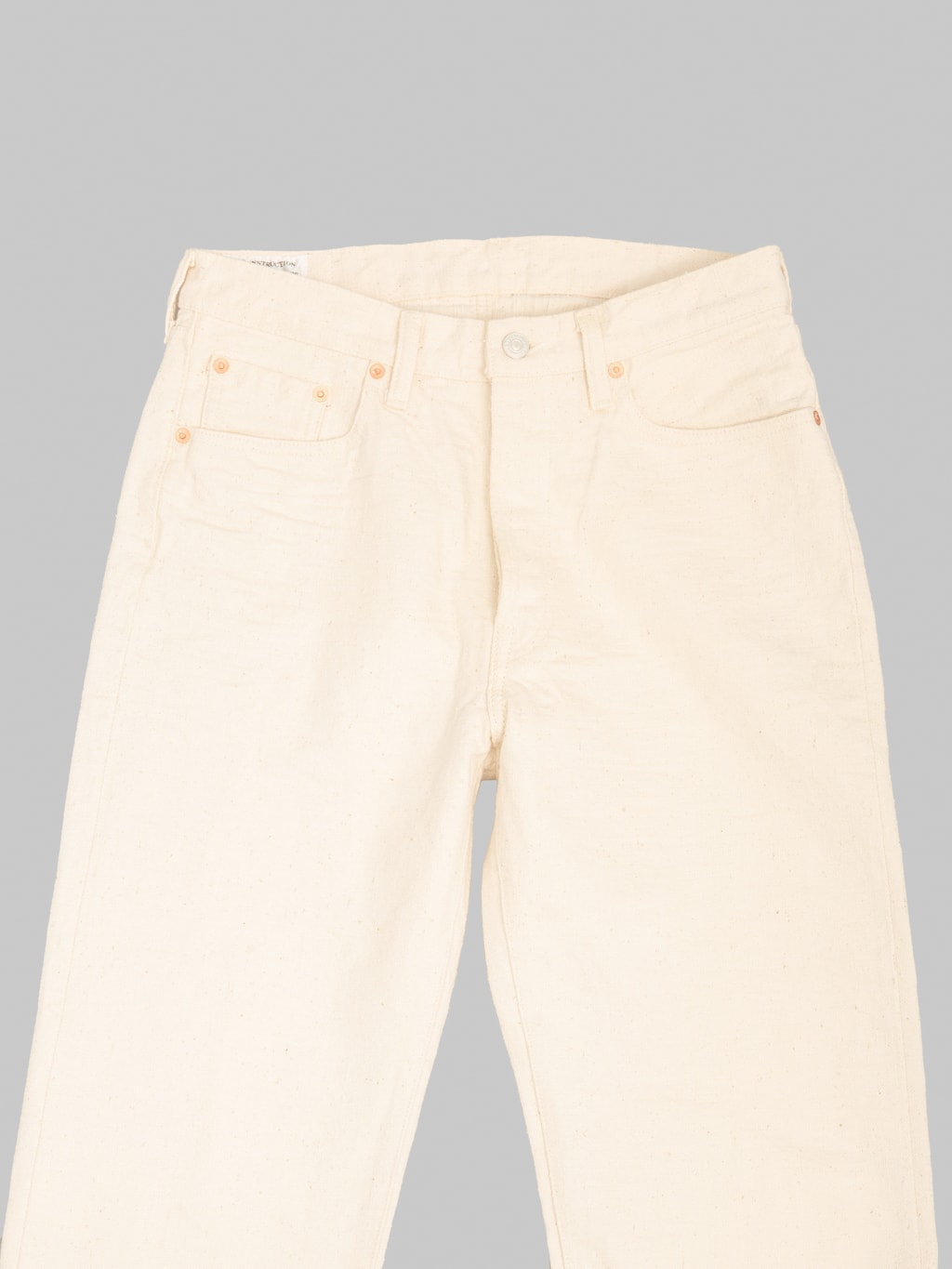 Studio D'Artisan SD-1001E 15oz "GL3 Ecru" Regular Straight Jeans Ecru
