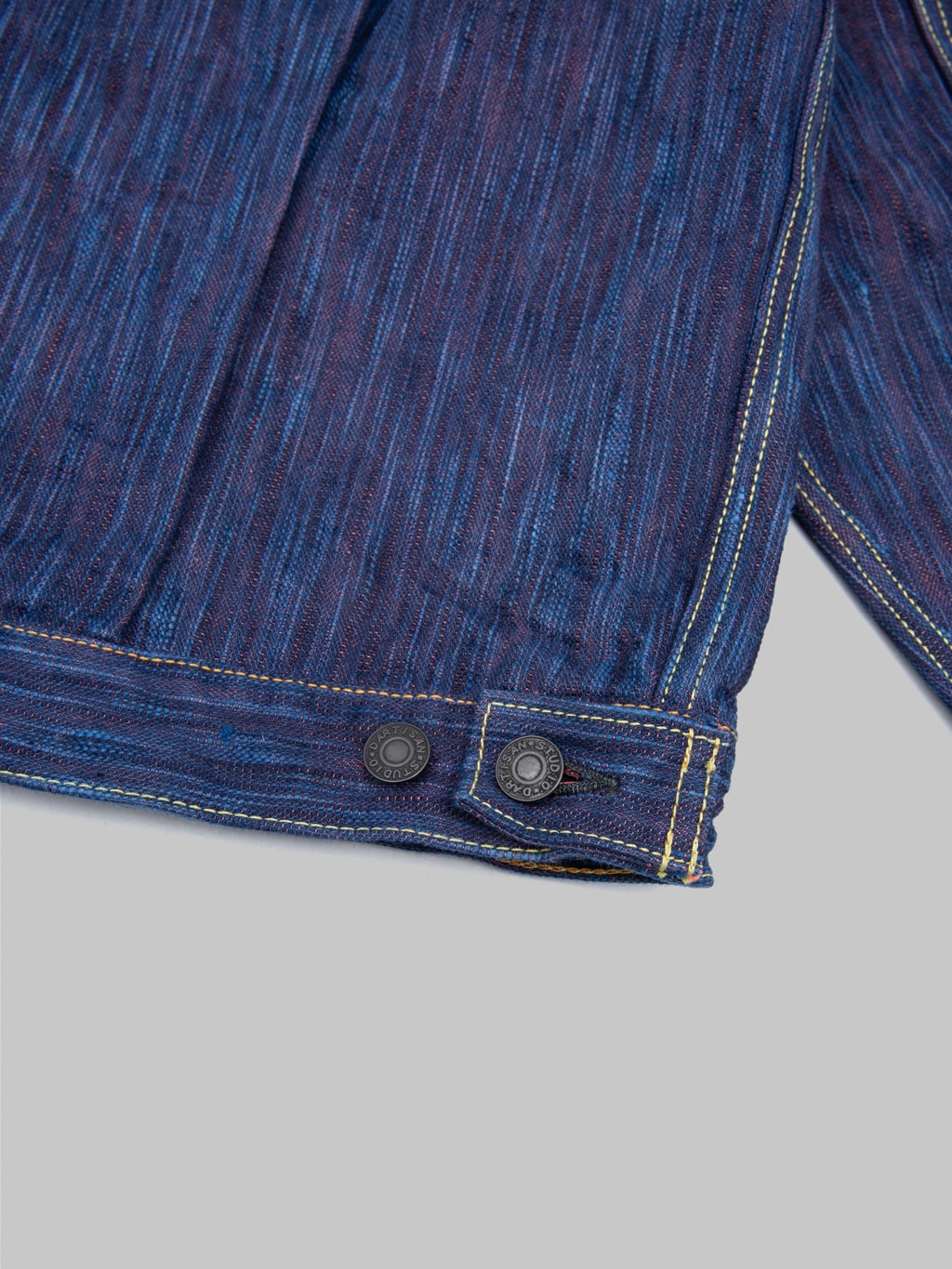 studio dartisan 15oz tokushima hinode awa shoai type 2 jacket adjuster