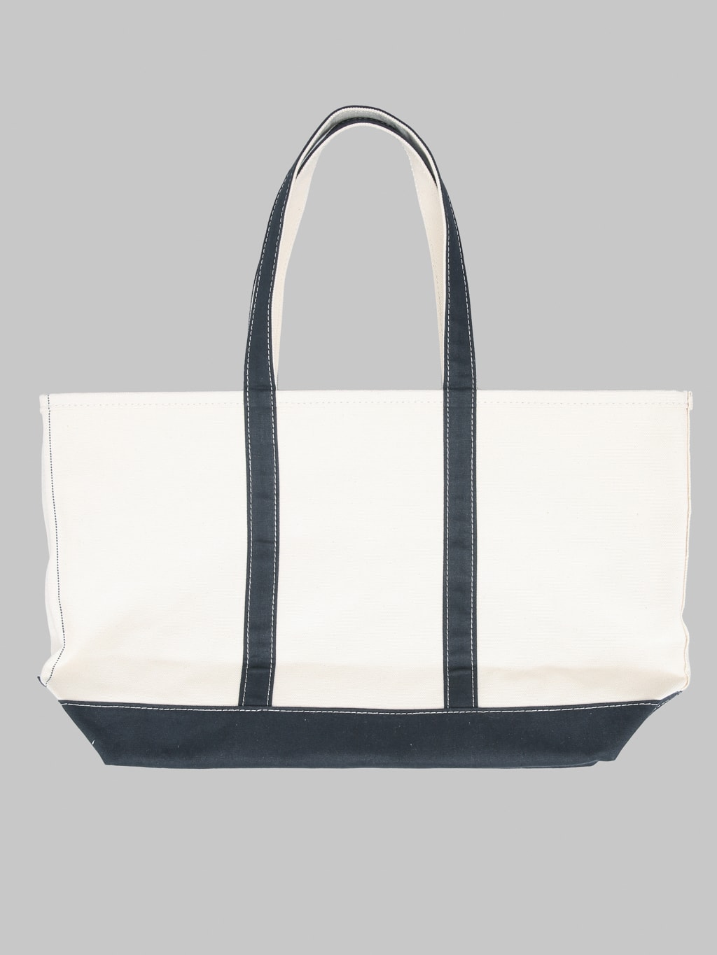 Studio D'Artisan 7575 25oz Canvas Tote Bag Ivory Navy