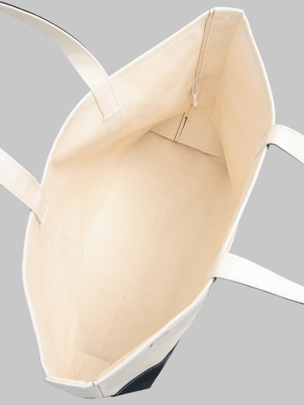 Studio D'Artisan 7575 25oz Canvas Tote Bag Ivory Navy