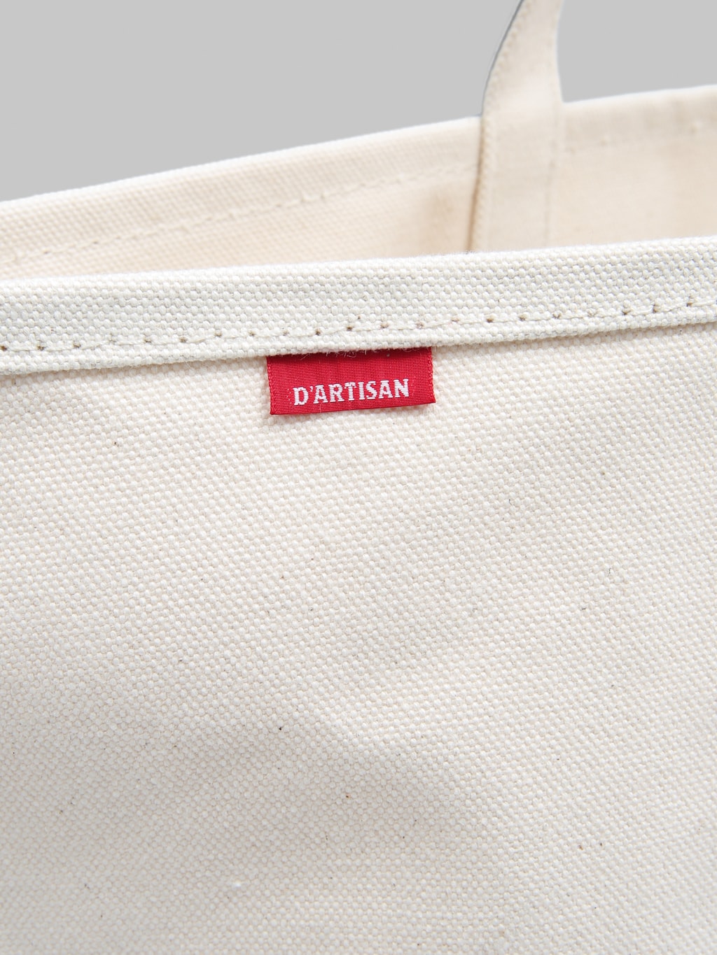 Studio D'Artisan 7575 25oz Canvas Tote Bag Ivory Navy