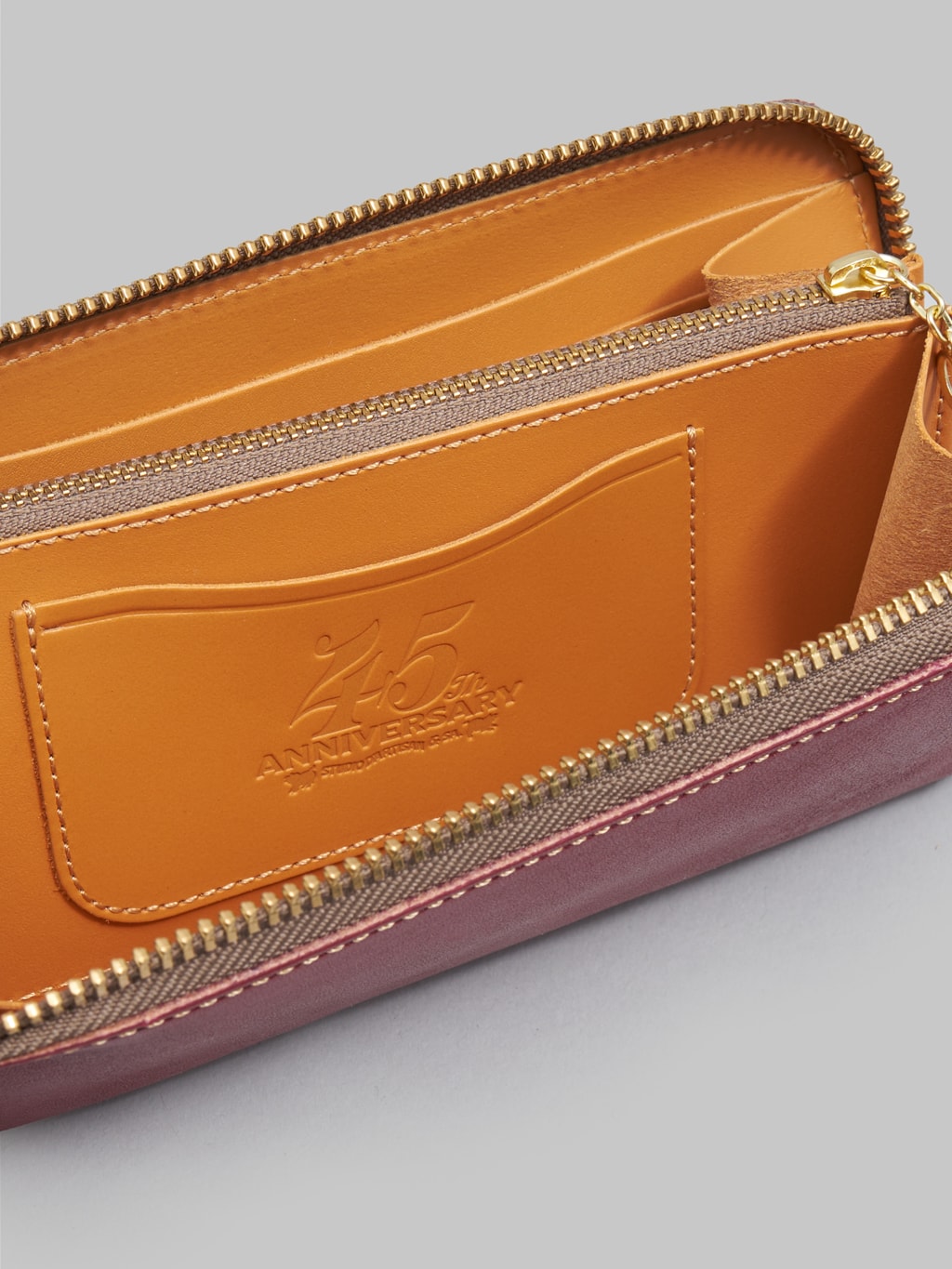 Studio D'Artisan SP-101 45th Anniversary "Hinode"Leather Long Wallet