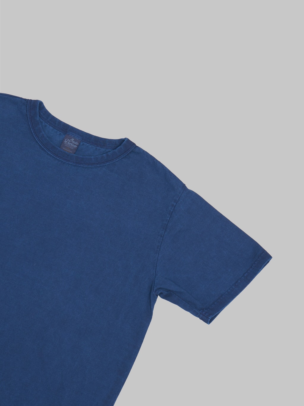 studio dartisan 8136b usa cotton tshirt light indigo sleeve