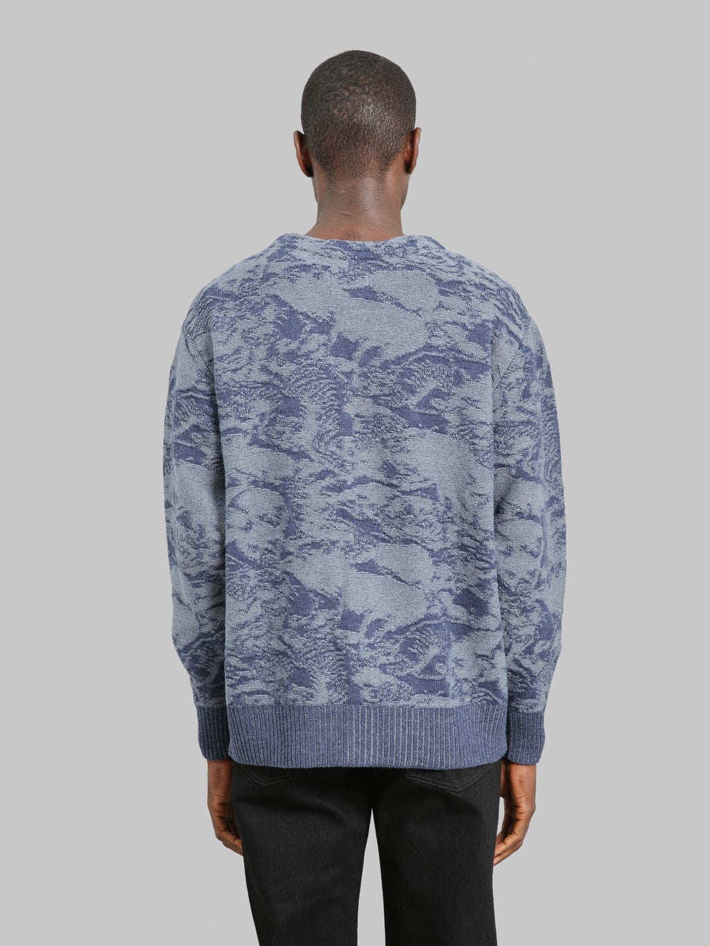 Studio D'Artisan 8184 Pig Camouflage Knit Cardigan