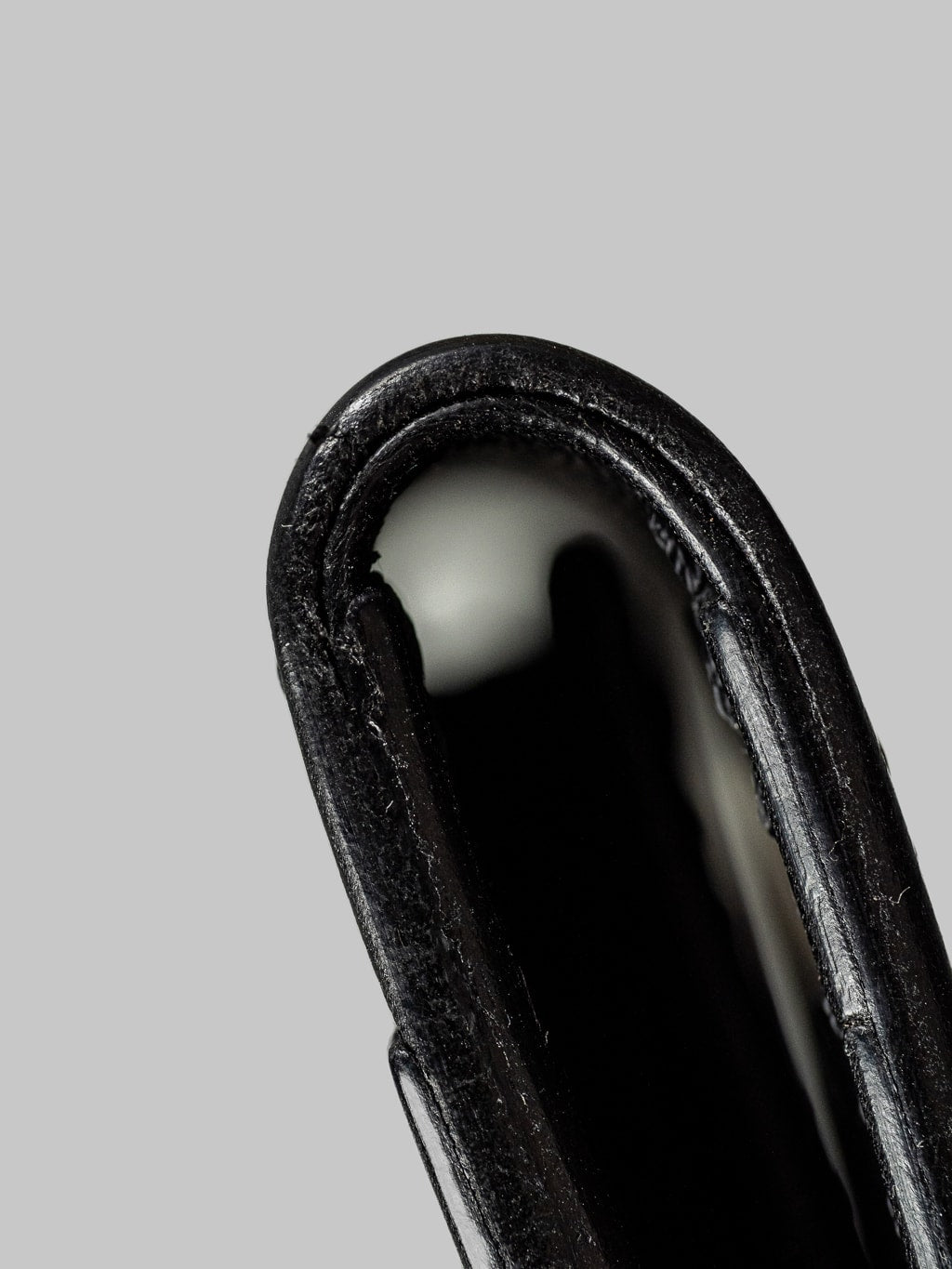 Studio Dartisan black leather mini wallet thick side