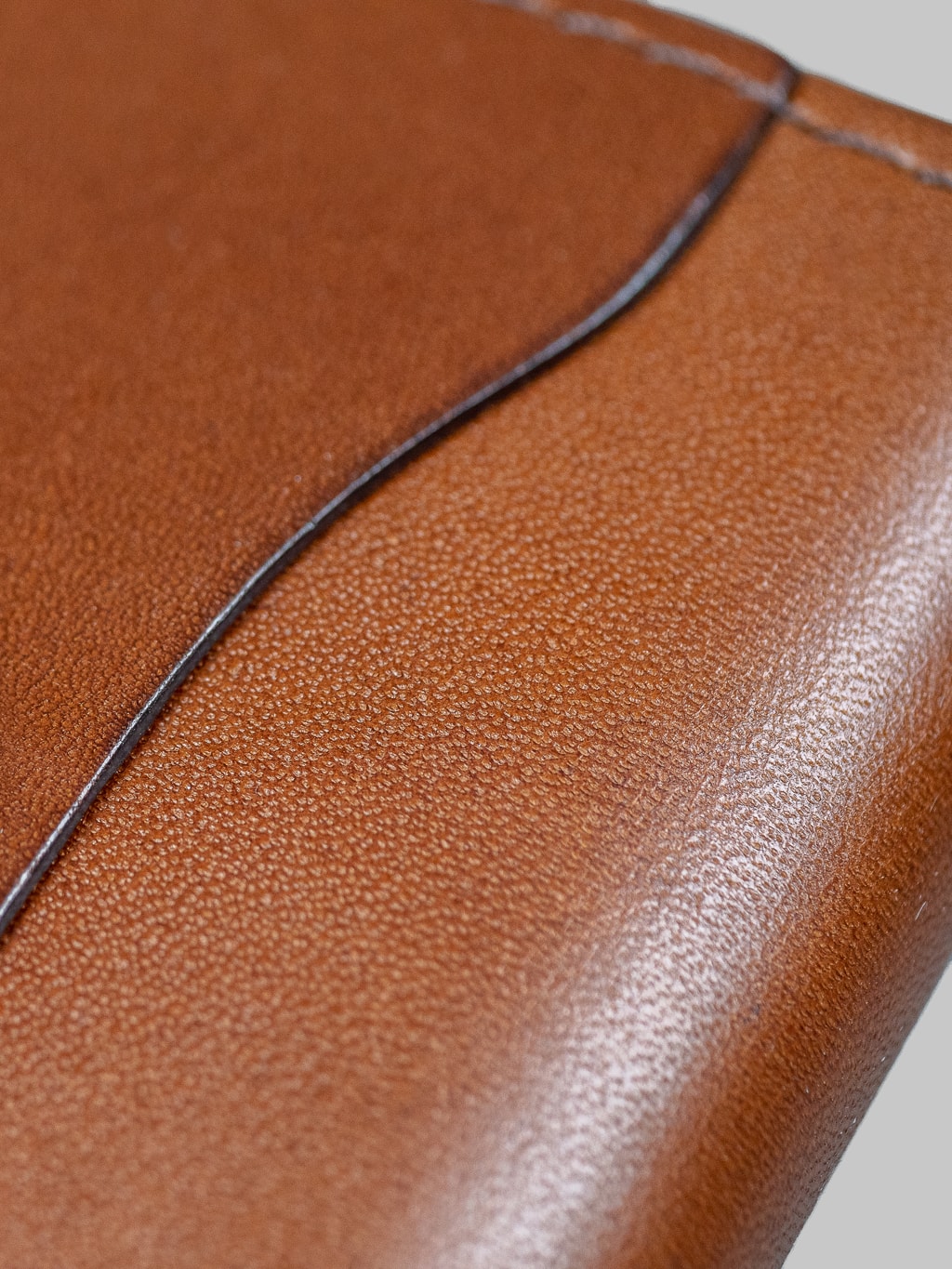 Studio Dartisan brown leather mini wallet back pocket