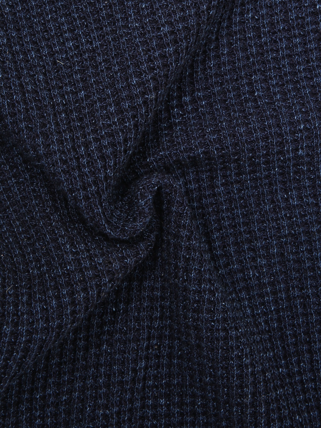 Studio DArtisan 8191 Indigo Dyed Heavy Thermal TShirt texture