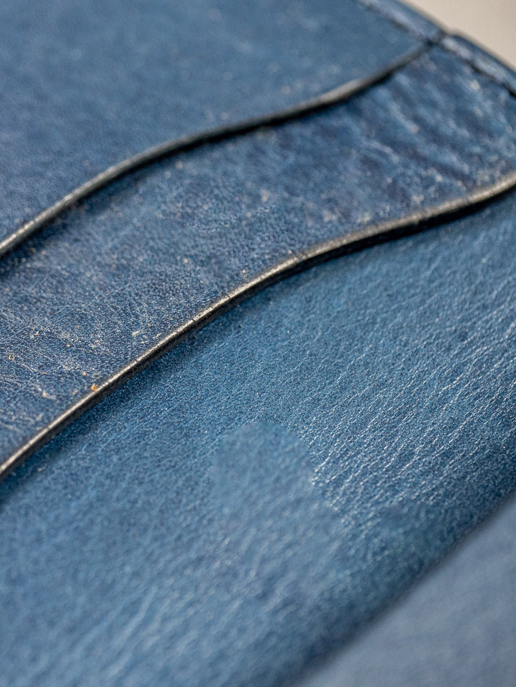 Studio Dartisan indigo leather mini wallet card compartments