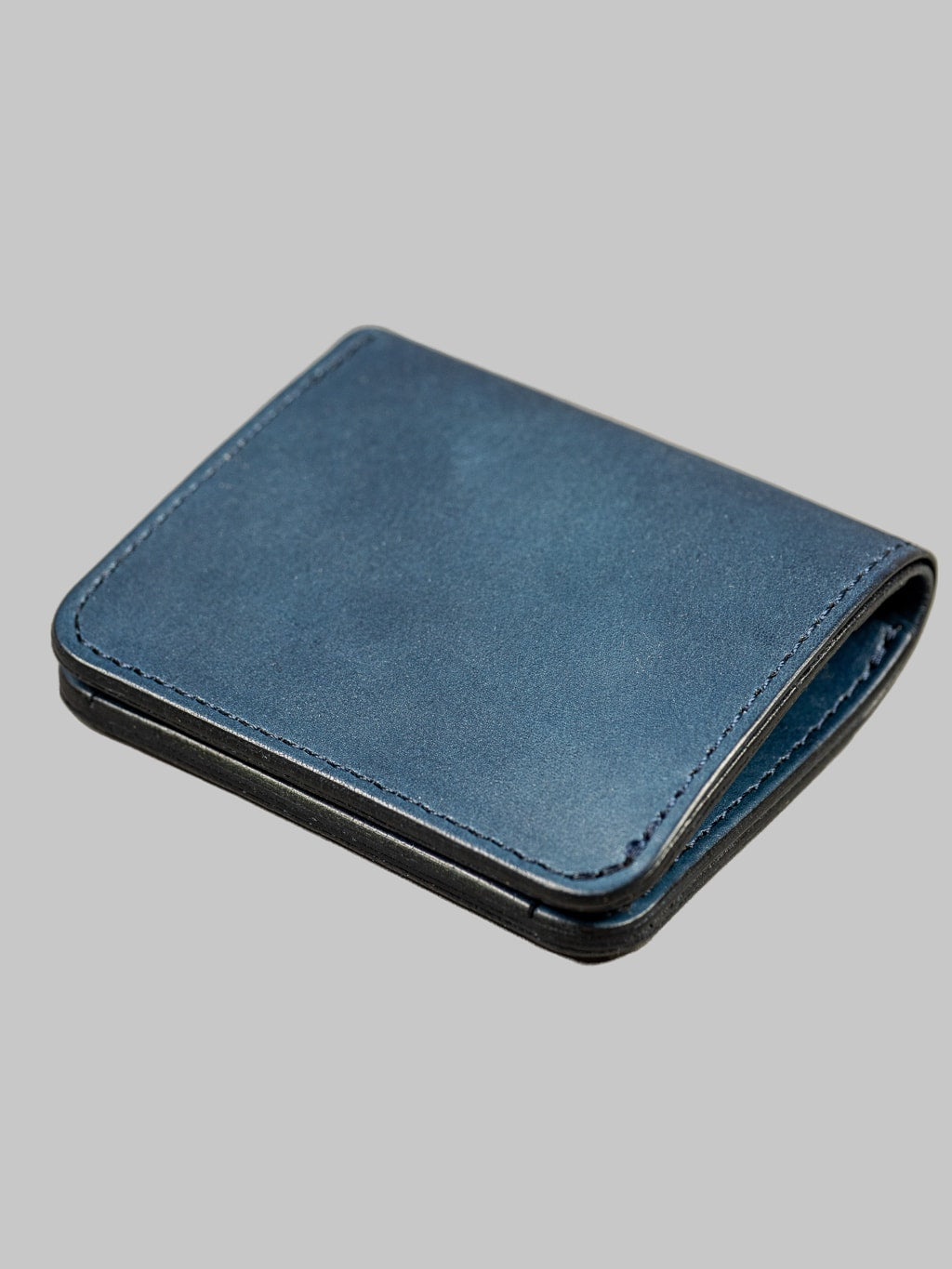 Studio D'artisan Indigo Leather Mini Wallet