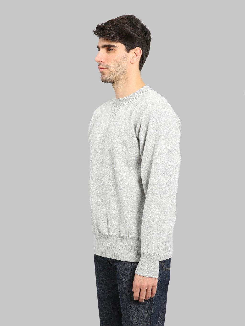 Studio D'Artisan 8188 Loopwheel Crewneck Sweatshirt Grey