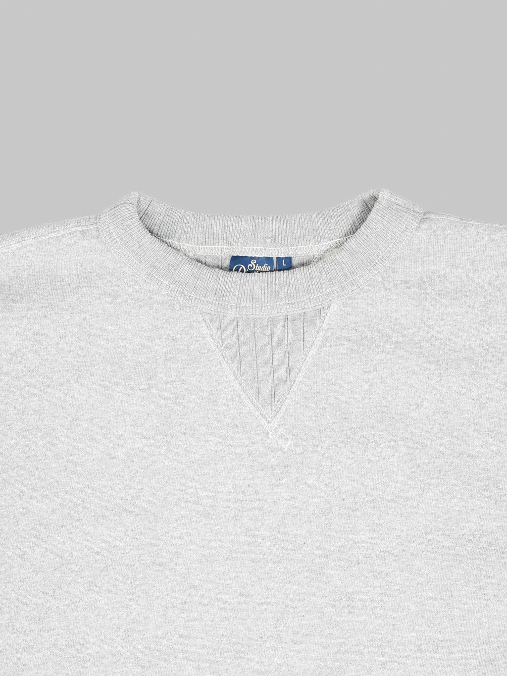 Studio D'Artisan 8188 Loopwheel Crewneck Sweatshirt Grey