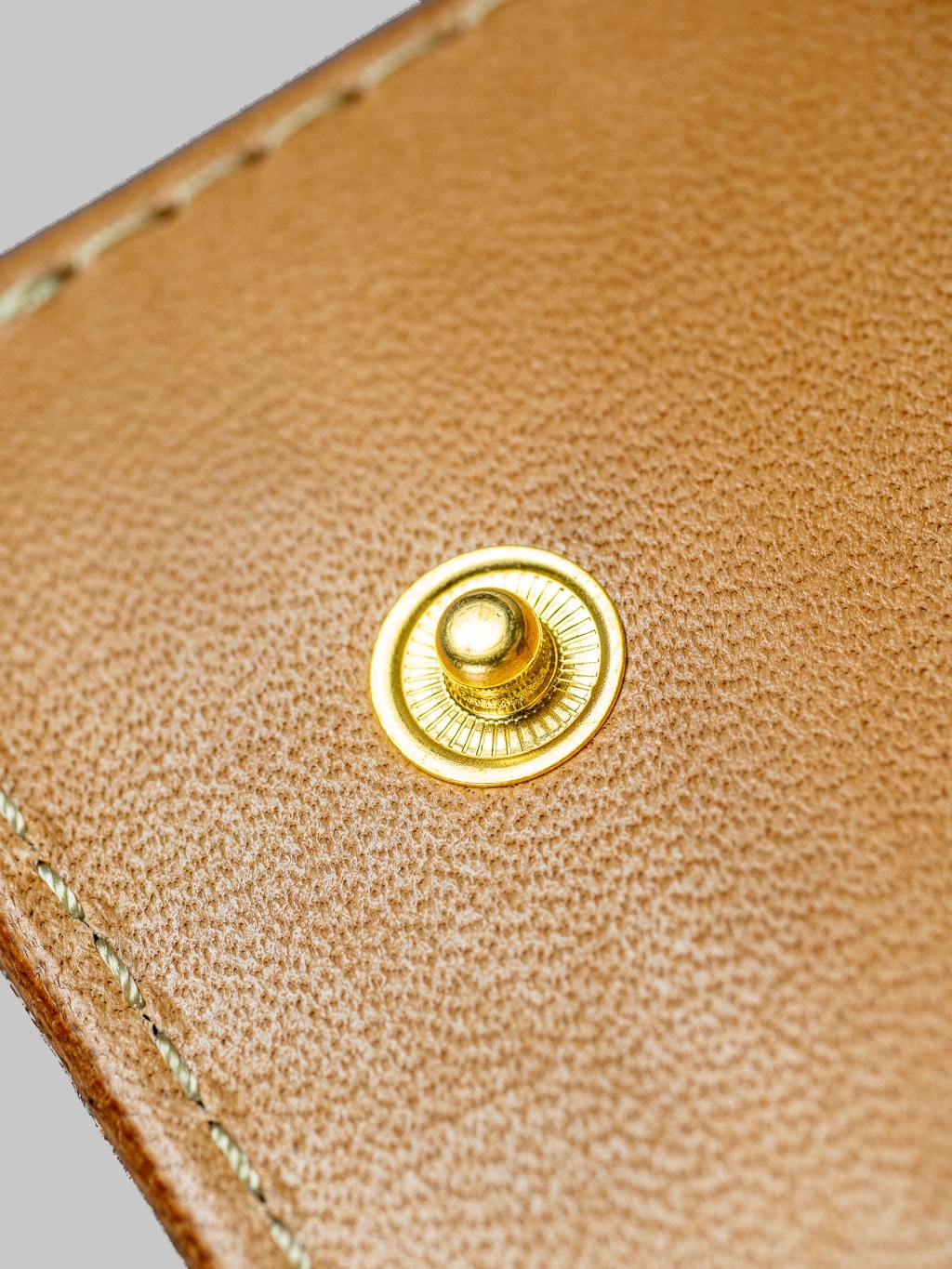 Studio Dartisan natural leather mini wallet coin button detail