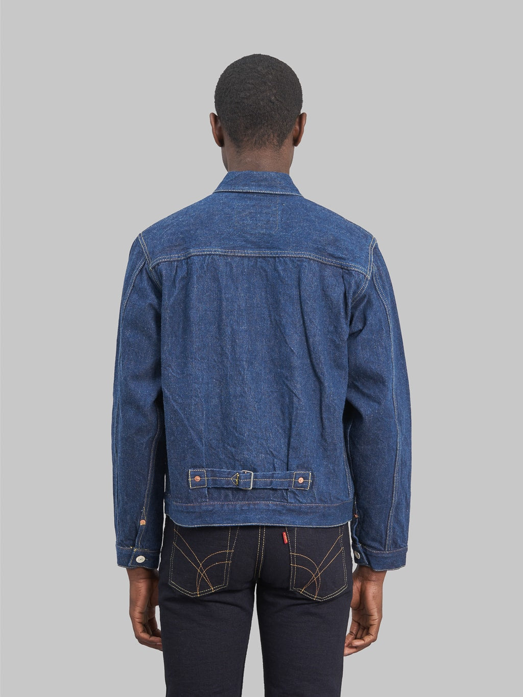 studio dartisan sd d01j the origin selvedge denim jacket back fit