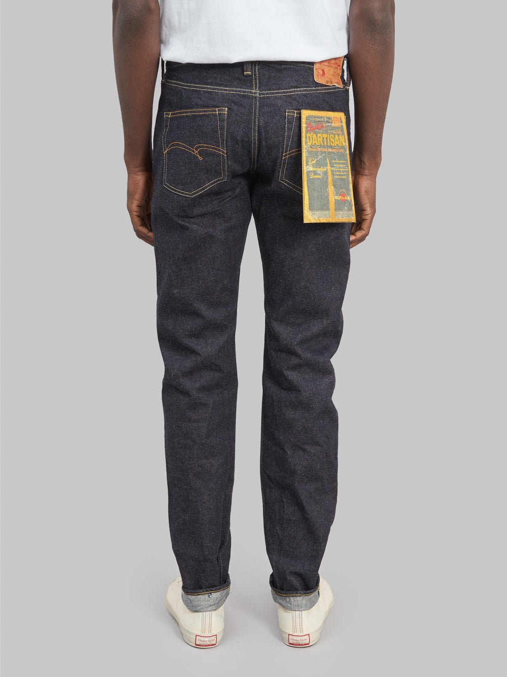 studio dartisan sd 108 15oz straight tapered selvedge jeans back fit