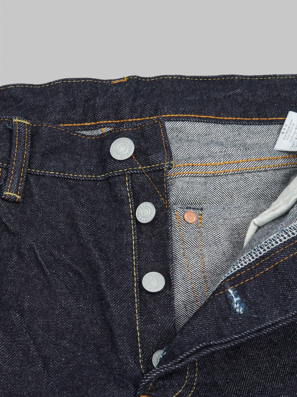 studio dartisan sd 108 15oz straight tapered selvedge jeans buttons