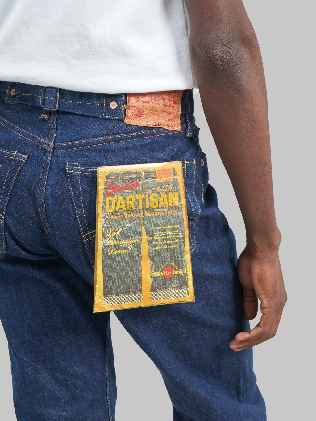 studio dartisan sd d01 the origin selvedge jeans regular straight pocket flasher