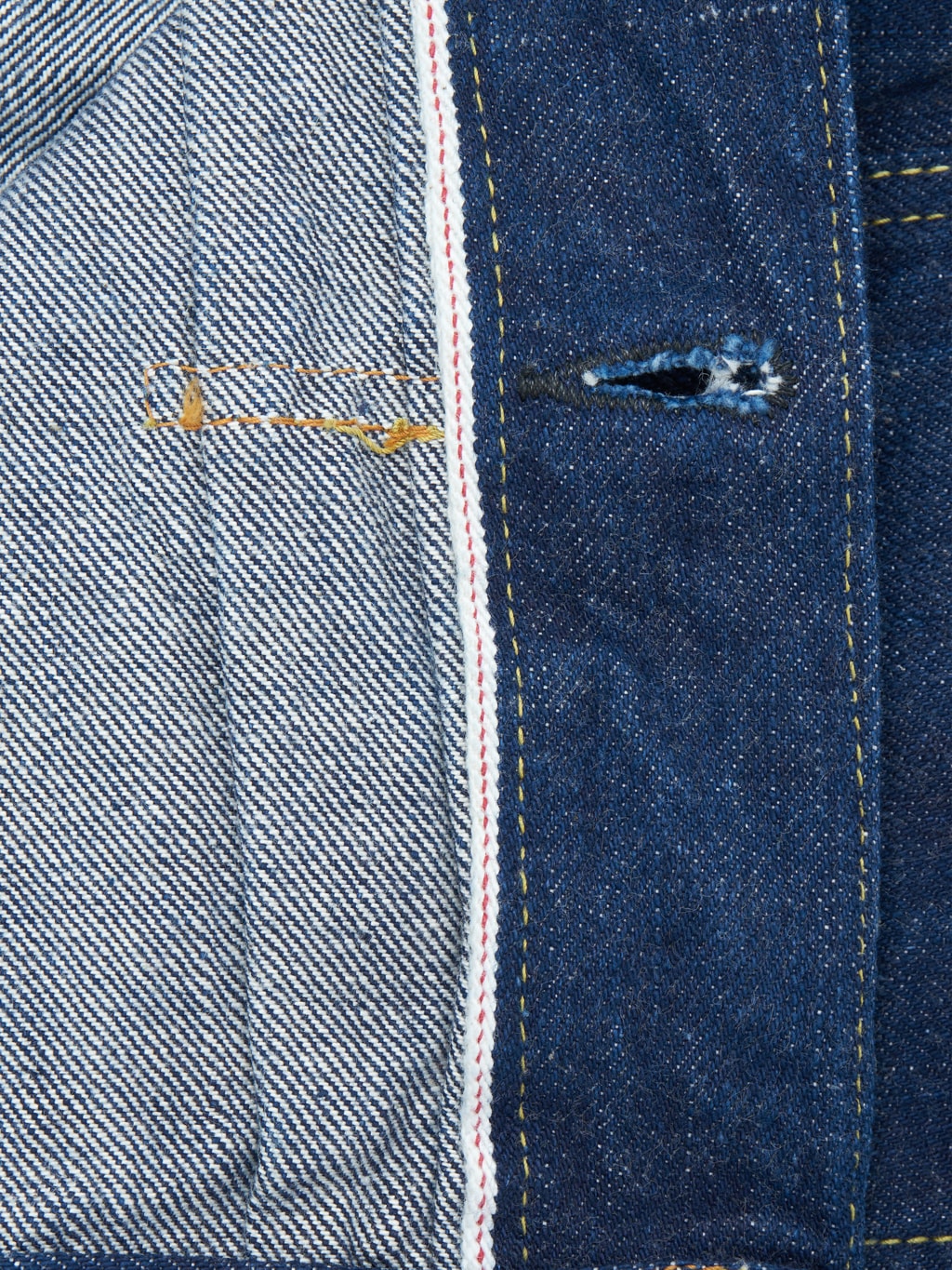 studio dartisan sd d01j the origin selvedge denim jacket interior selvedge