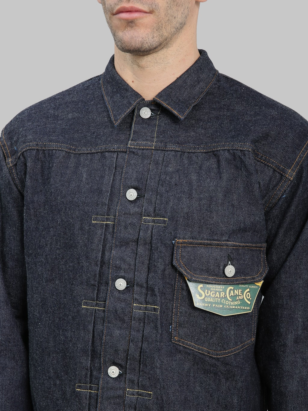 Sugar Cane 1936 13oz Denim Blouse - Redcast Heritage Co.