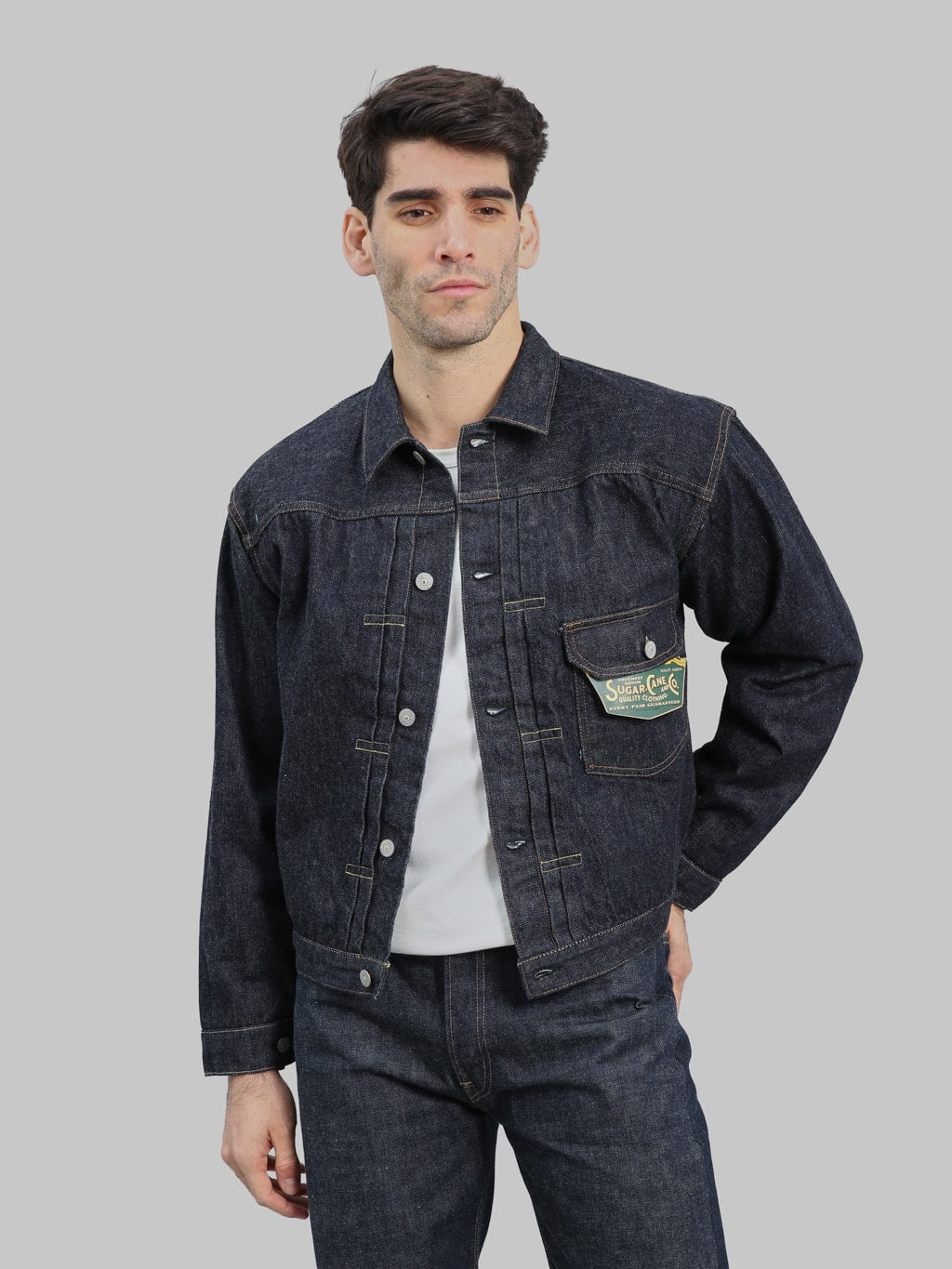 Sugar Cane 1936 13oz Denim Blouse - Redcast Heritage Co.