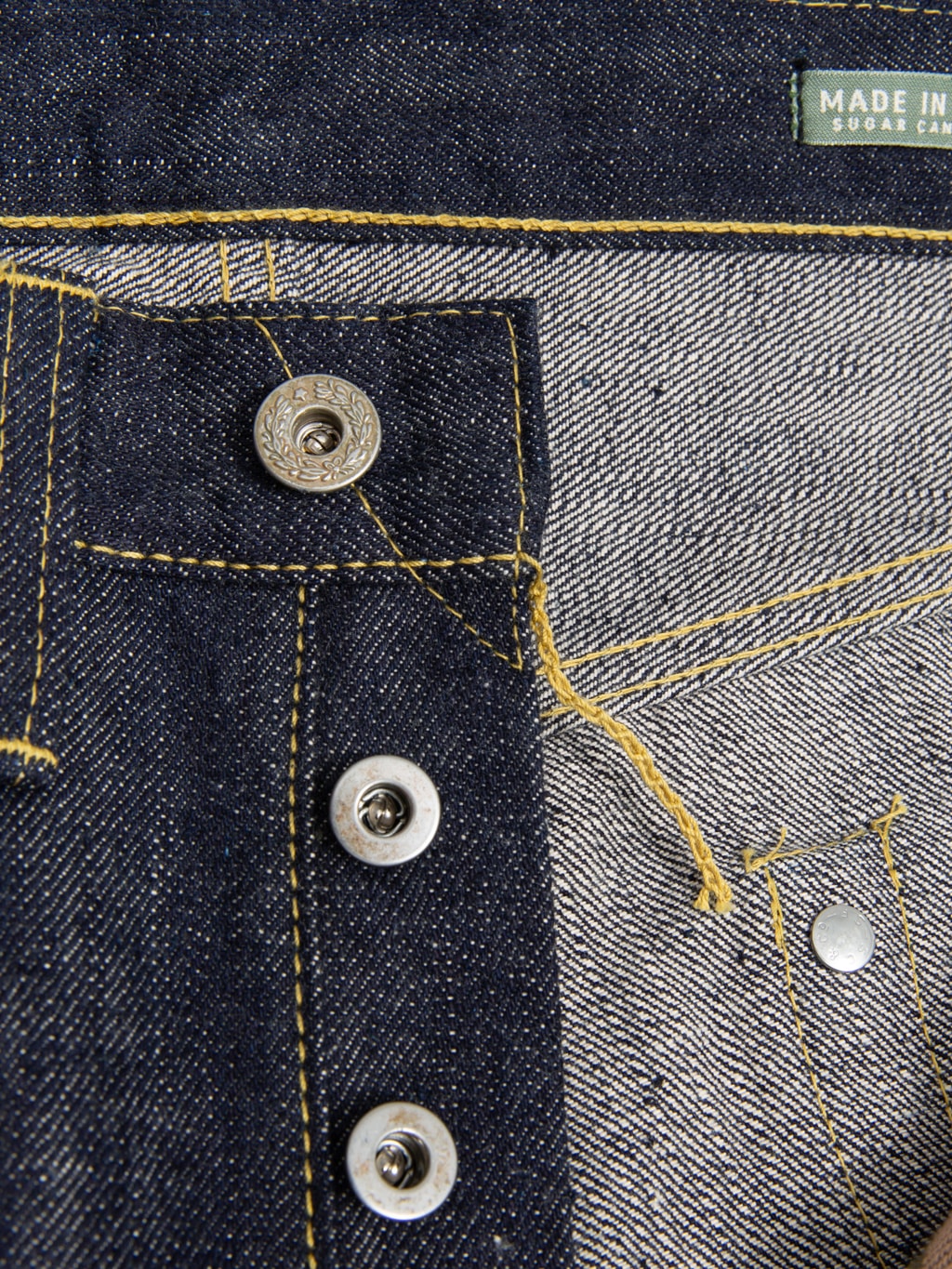 Sugar Cane 1940 Super "Denim" Collectibles #50 13.5oz Blue Denim Waist Overalls