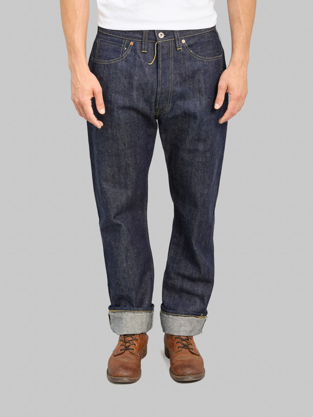 Sugar Cane 1940 Super "Denim" Collectibles #50 13.5oz Blue Denim Waist Overalls