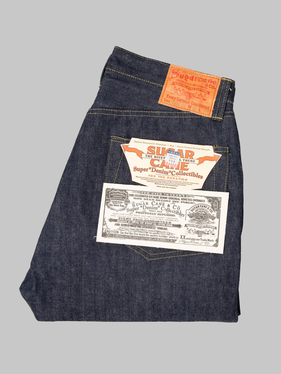 Sugar Cane SCSC #50 1940 13.5oz WWII Denim Waist Overalls | USA