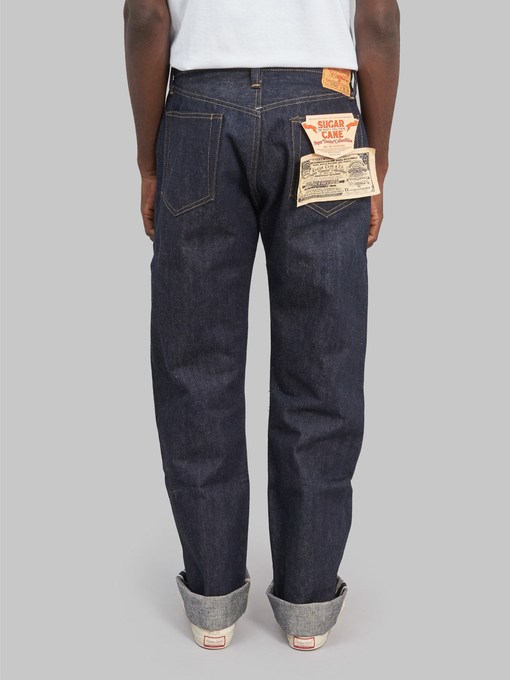 Sugar Cane 1943 Super "Denim" Collectibles #09 13.5oz Blue Denim Waist Overalls