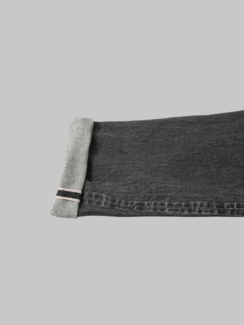 Sugar Cane 1947 Model Hard Wash  Straight Black Jeans selvedge id