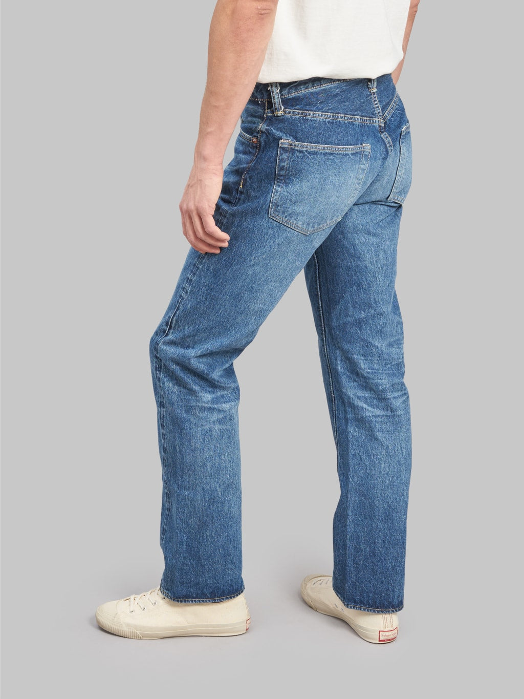 Sugar Cane "1947SW Model Stonewashed" 14.25oz Regular Straight Jeans