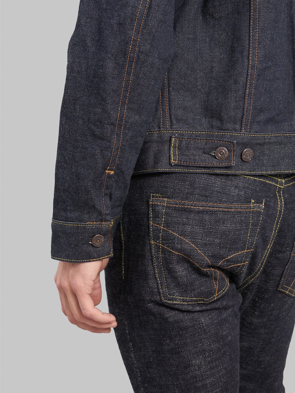 sugar cane 1962 type 3 denim jacket cuff