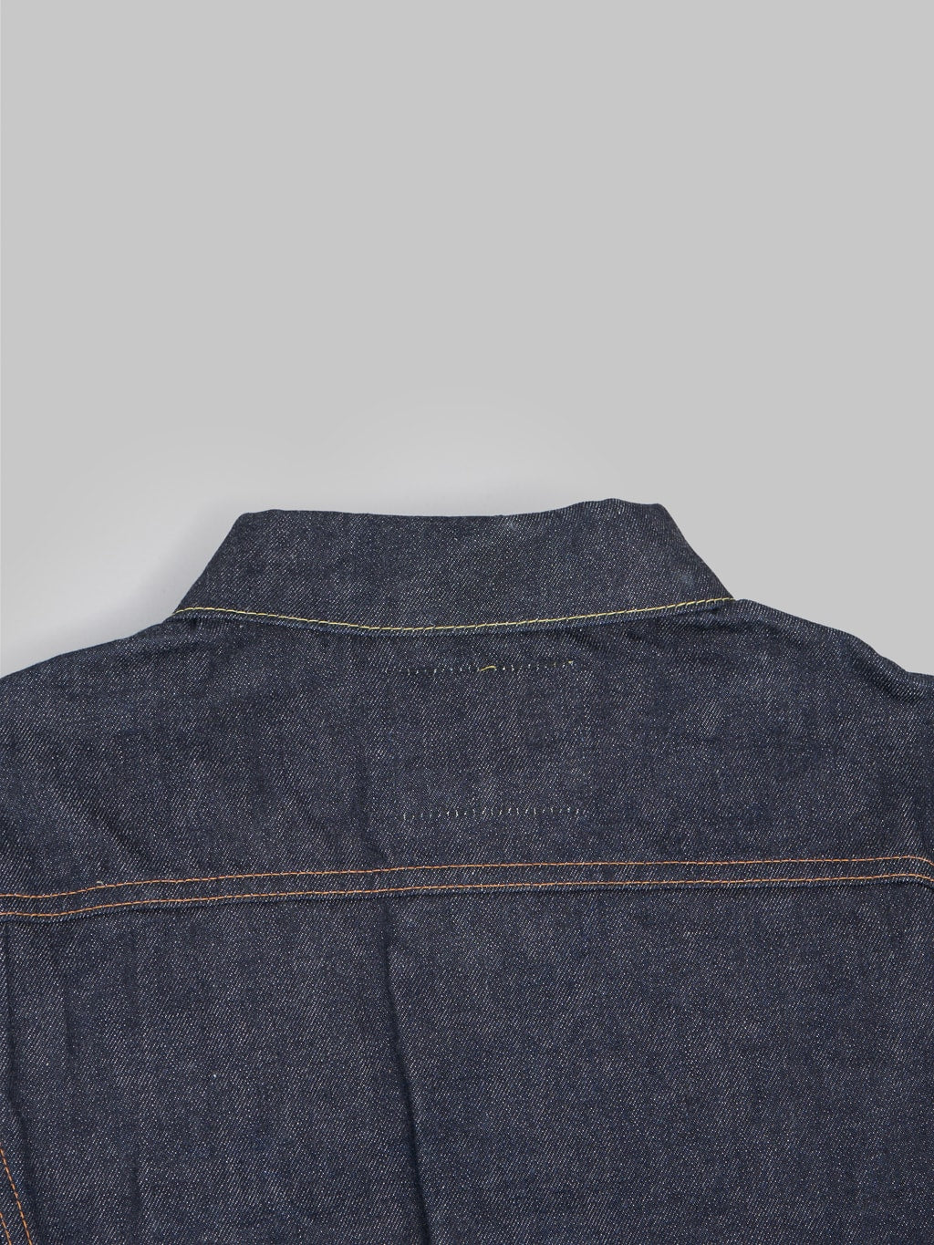 sugar cane 1962 type 3 denim jacket back collar