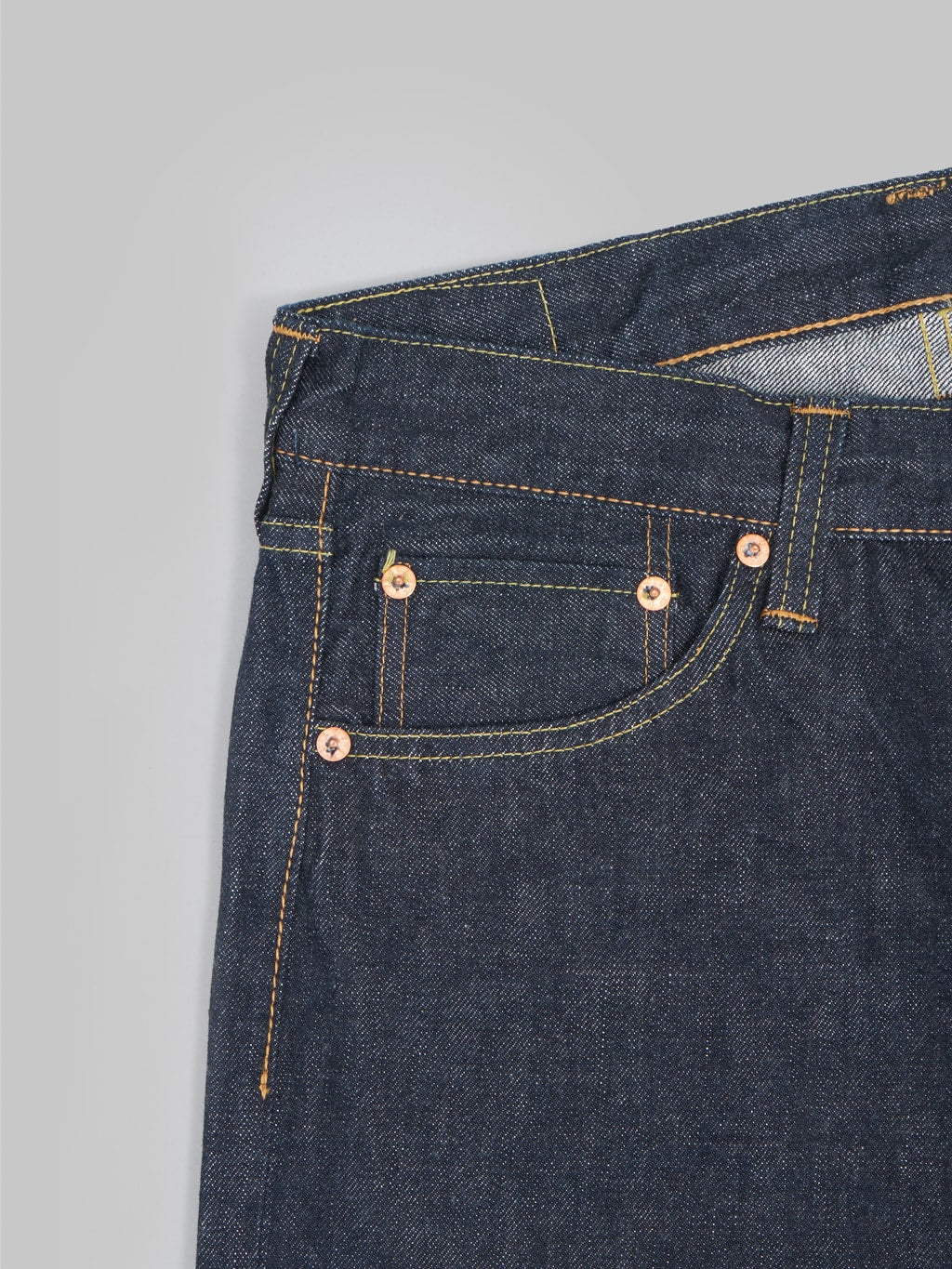 sugar cane 2014 slim tapered selvedge denim jeans coin pocket