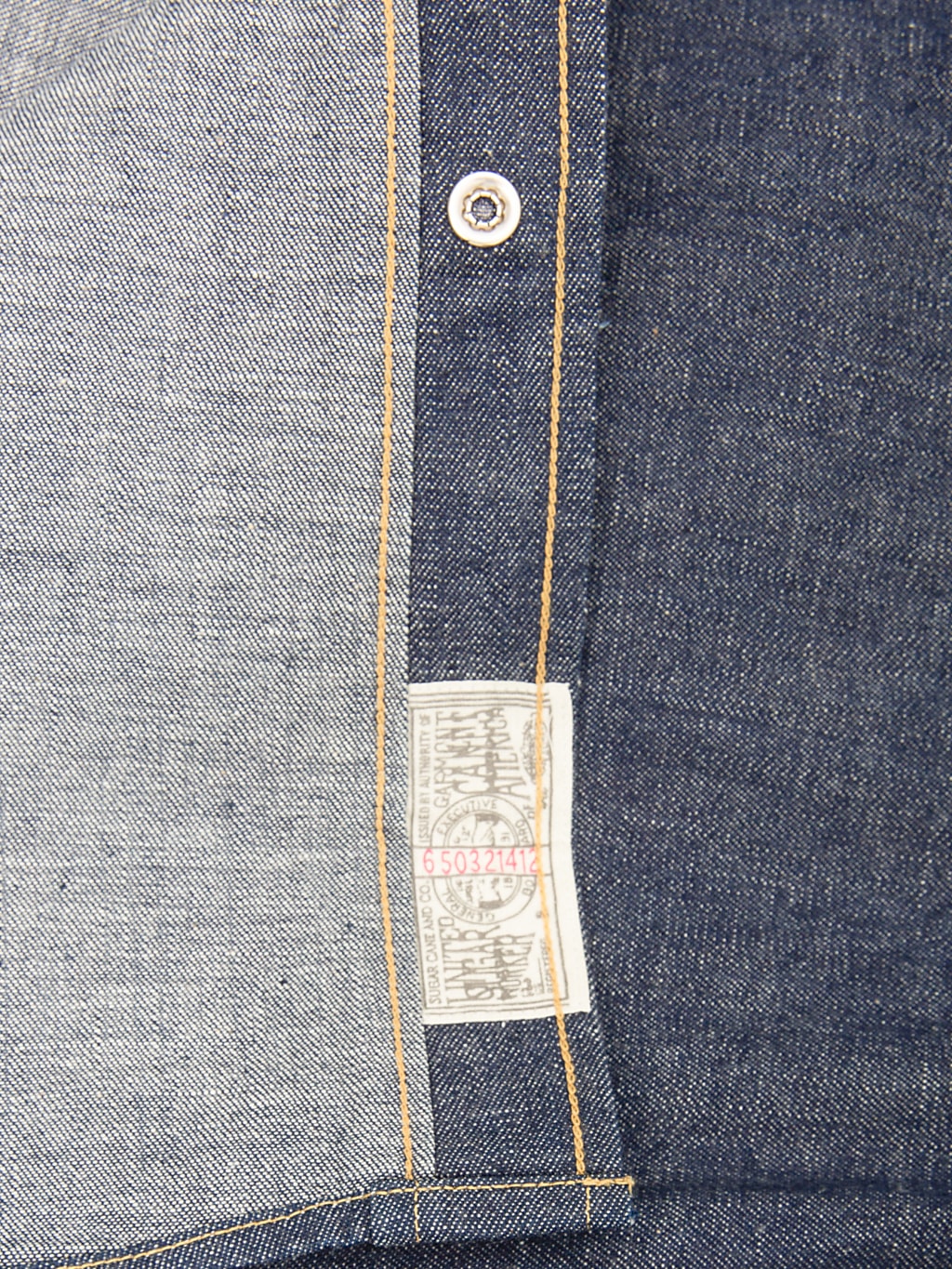 Sugar Cane 9oz Western Denim Shirt