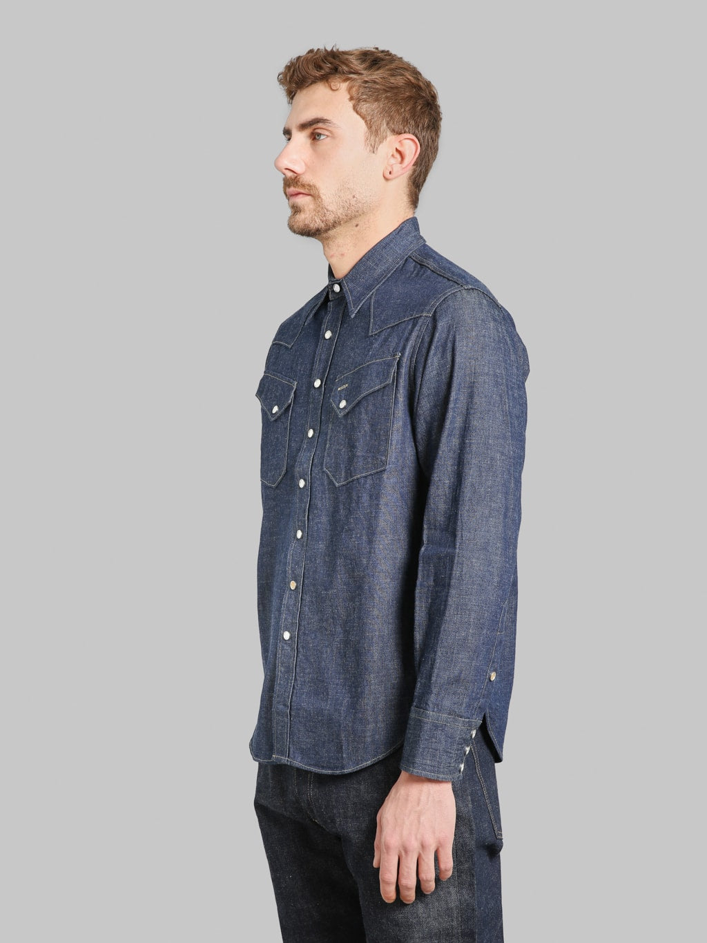 Sugar Cane 9oz Western Denim Shirt