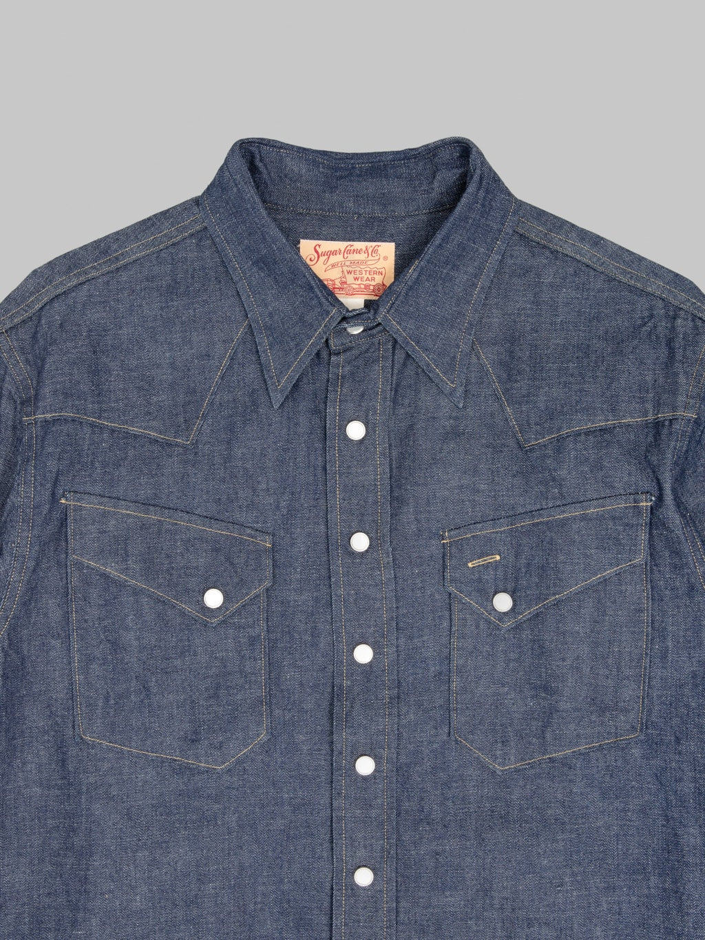 Sugar Cane 9oz Western Denim Shirt