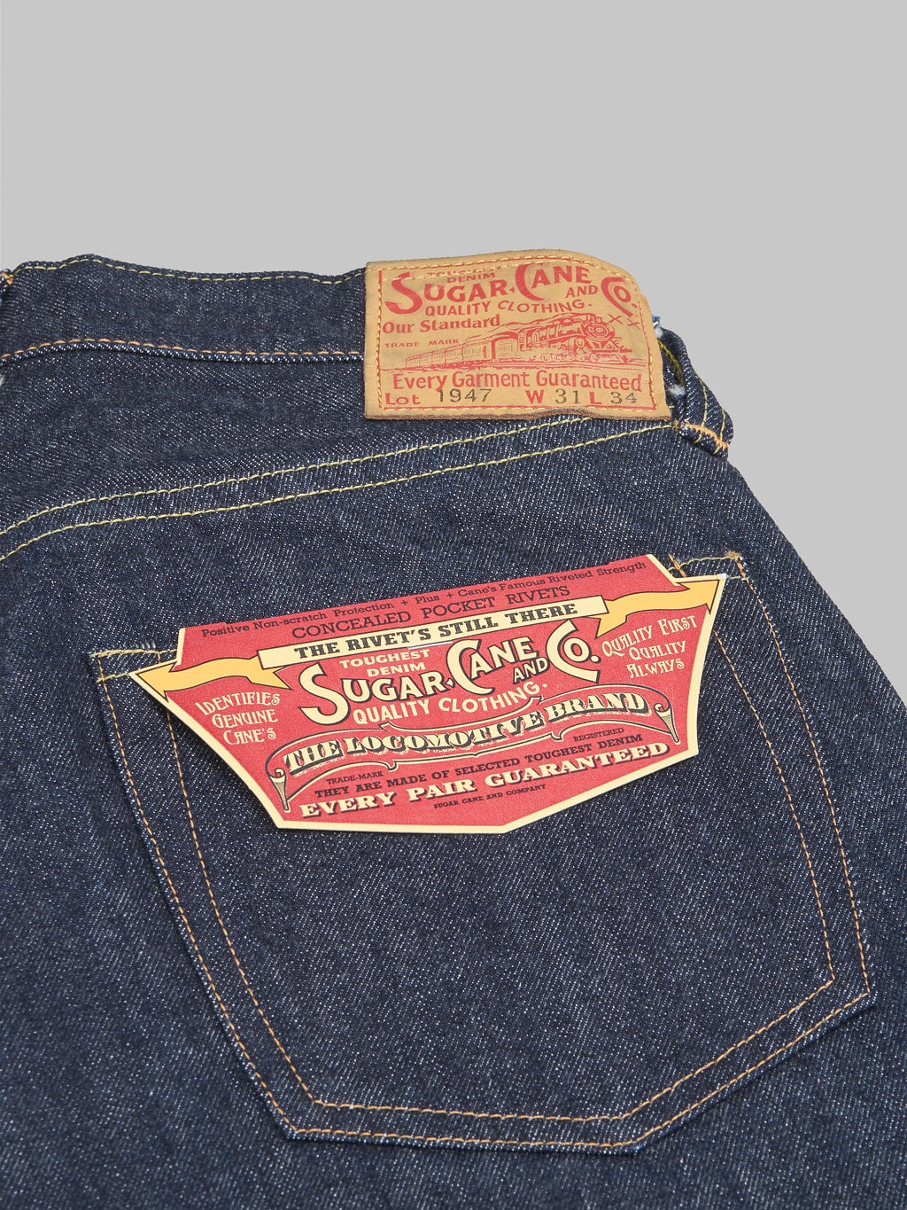 Sugar Cane "1947 Model" 14.25oz Regular Straight Jeans