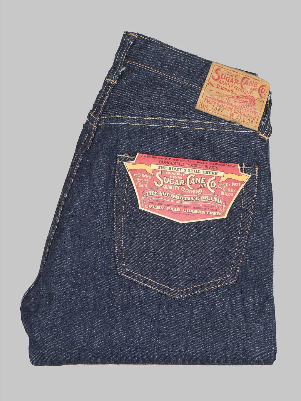 Sugar Cane "1947 Model" 14.25oz Regular Straight Jeans