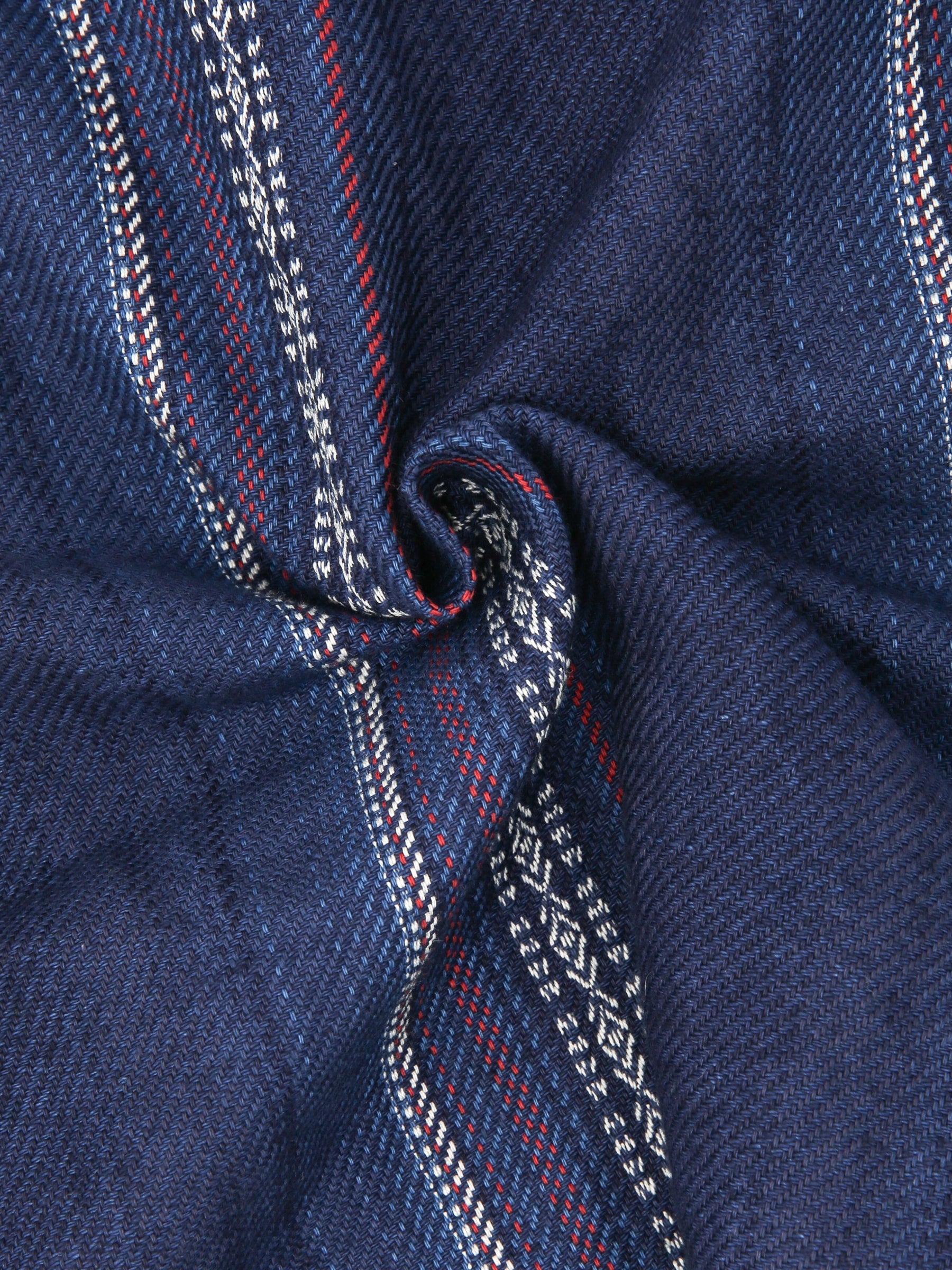 Sugar Cane Native American Indigo Dobby Work Shirt