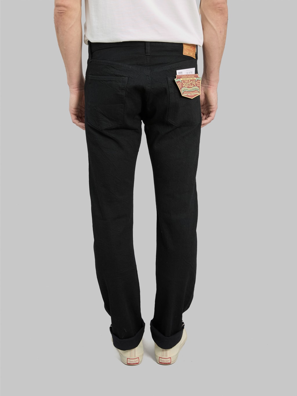 Sugar Cane "Type III" 13oz Black Denim Slim Jeans